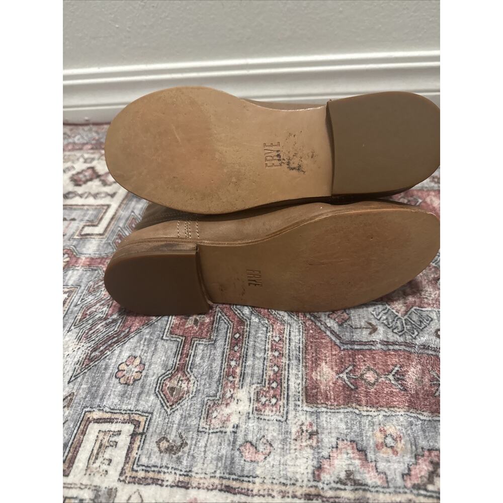 Frye‎ Ana Leather Pull On Ankle Boots Camel Brown Women’s Size 6 M - Picture 6 of 6